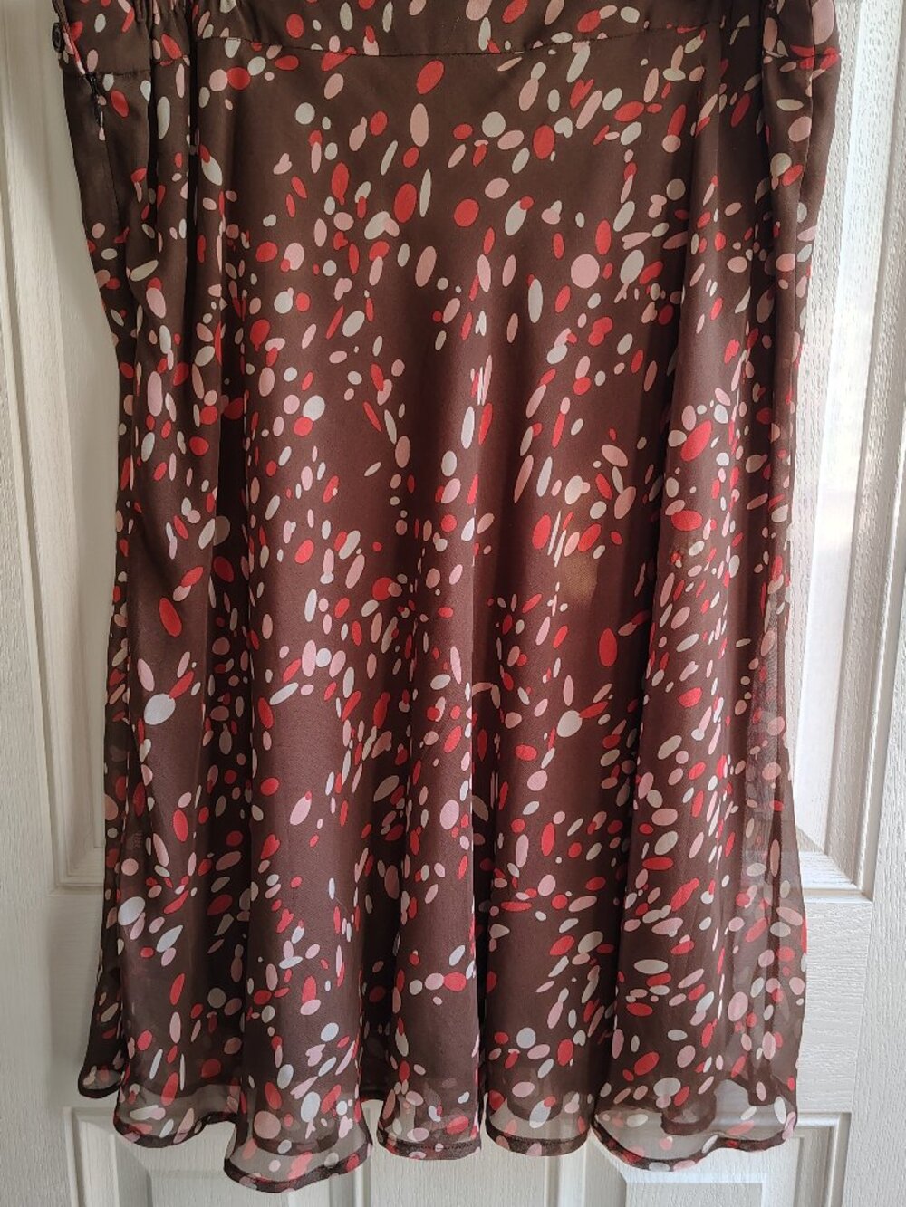 WOMEN'S SHEER & FLOWY SKIRT with LINING